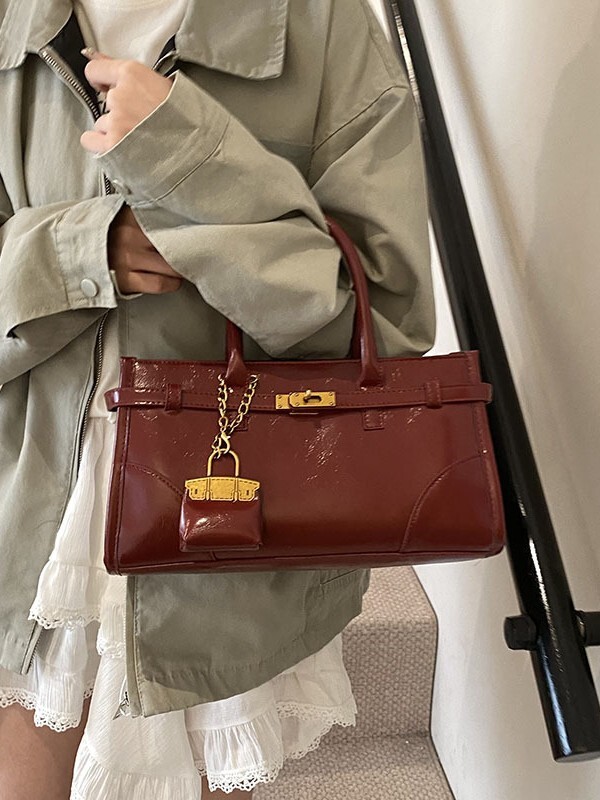 Striking Red Hand Bag